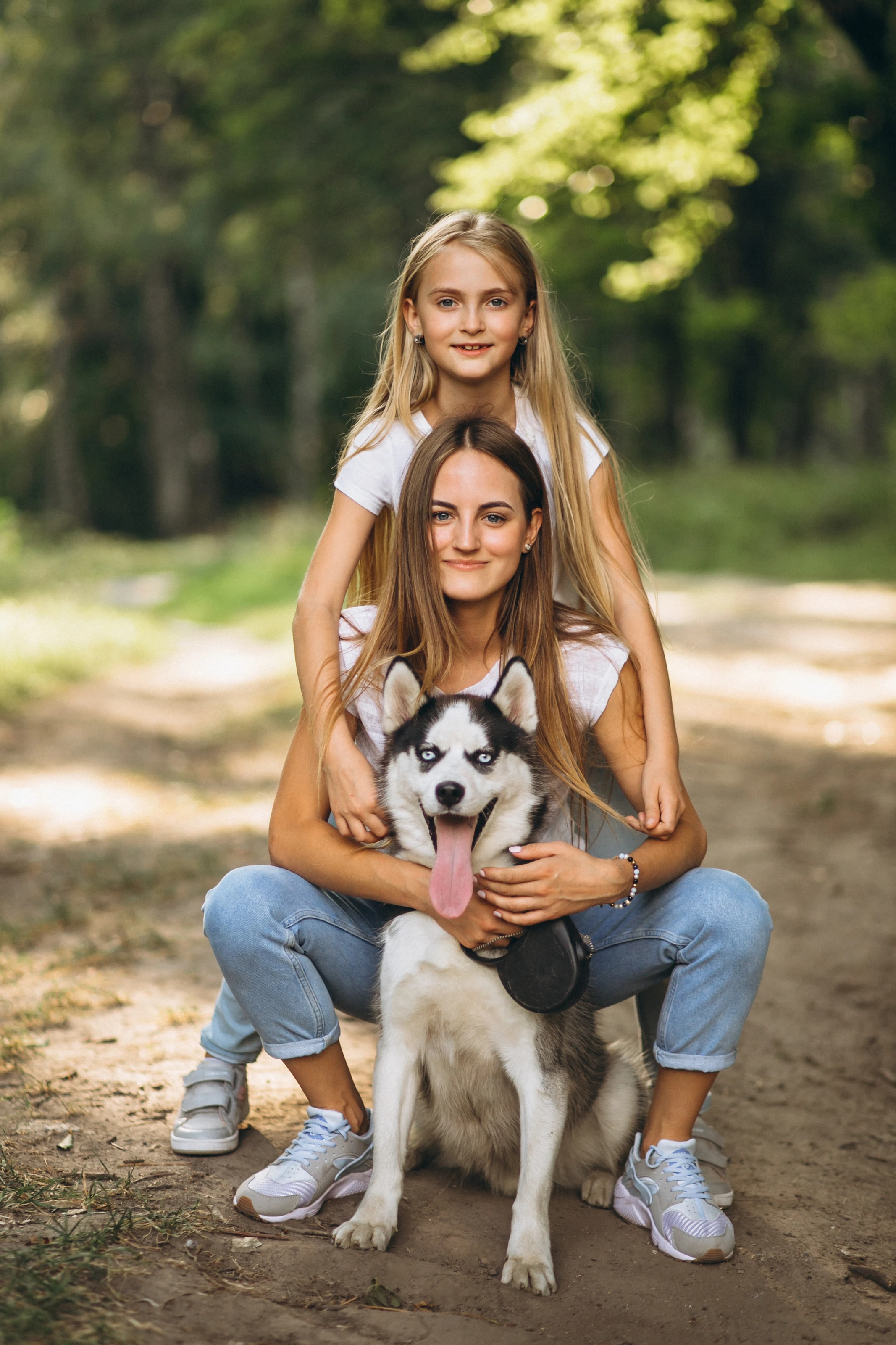 A Husky's Forest Family jigsaw puzzle