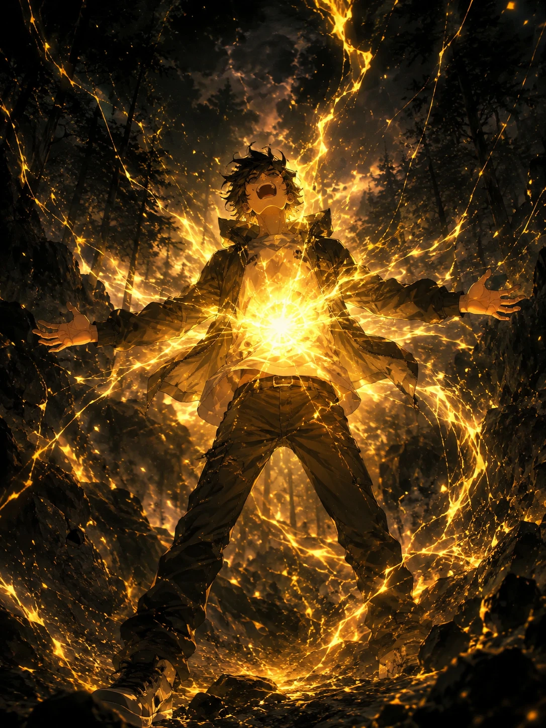 Cosmic Forest Energy Burst