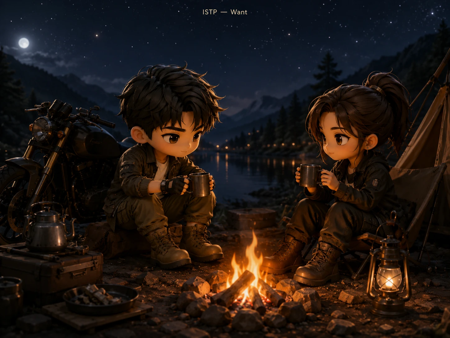 Campfire Moto Friends jigsaw puzzle