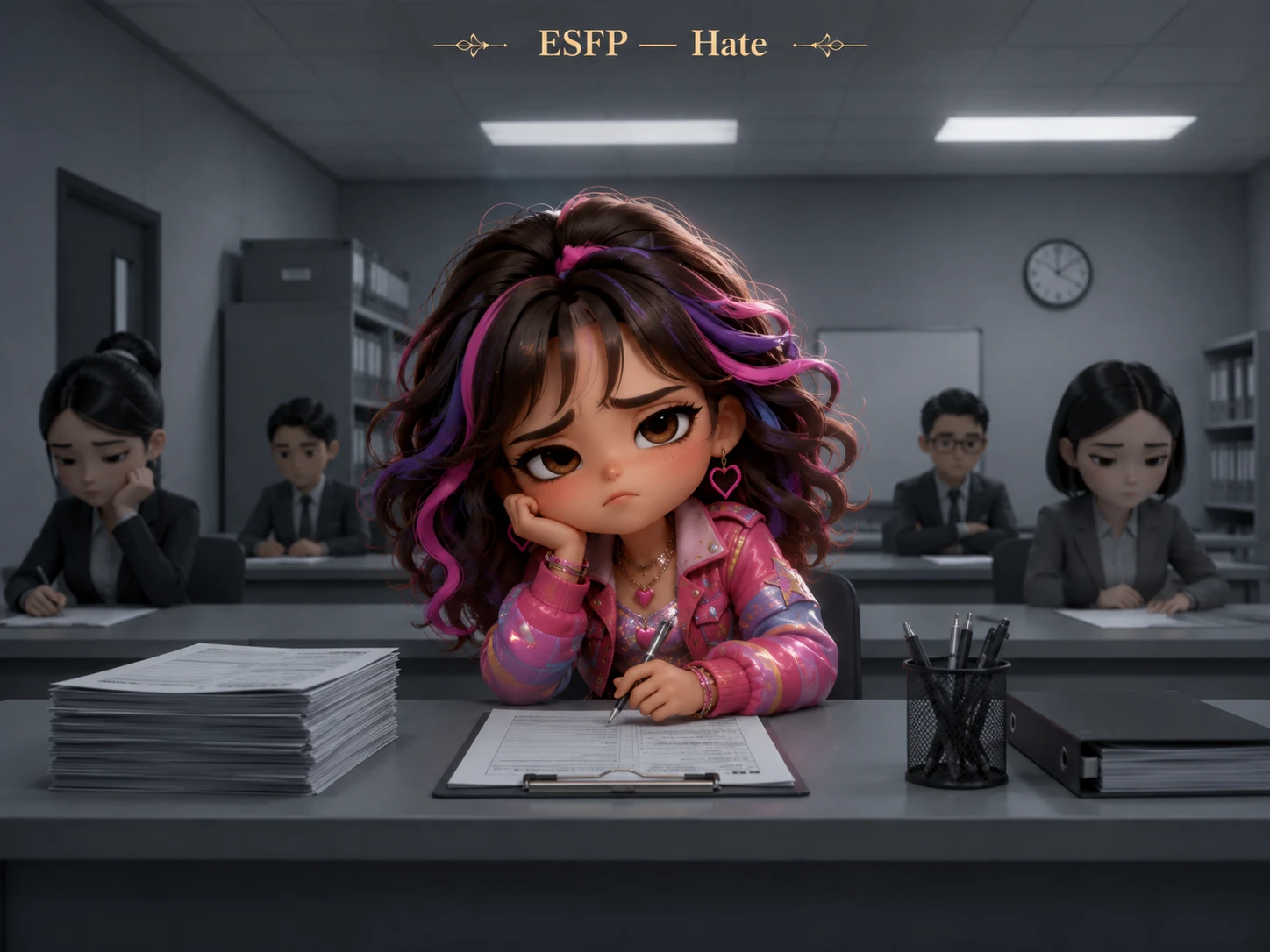 Bored ESFP in the Office jigsaw puzzle