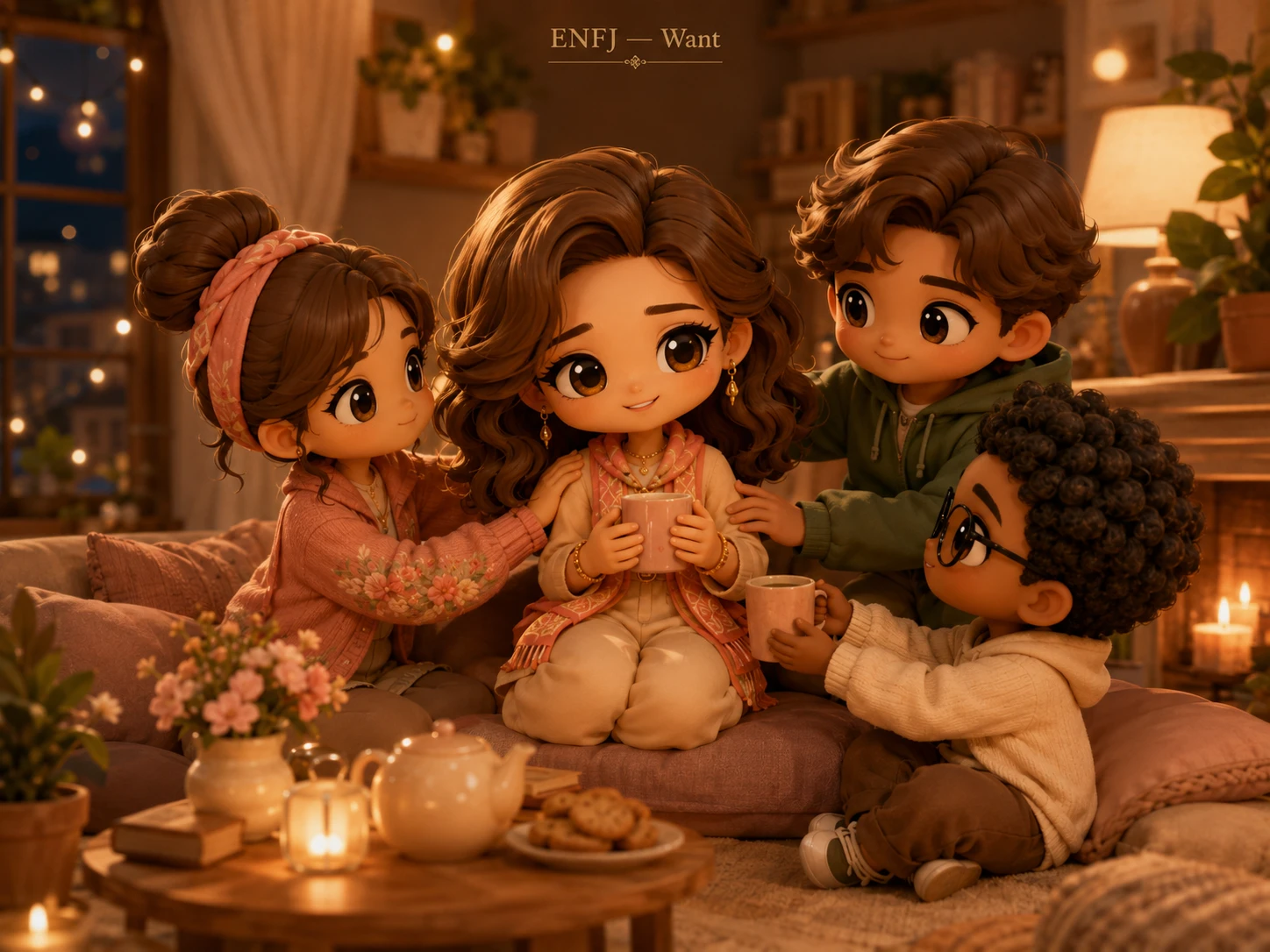 Cozy Gathering Time jigsaw puzzle