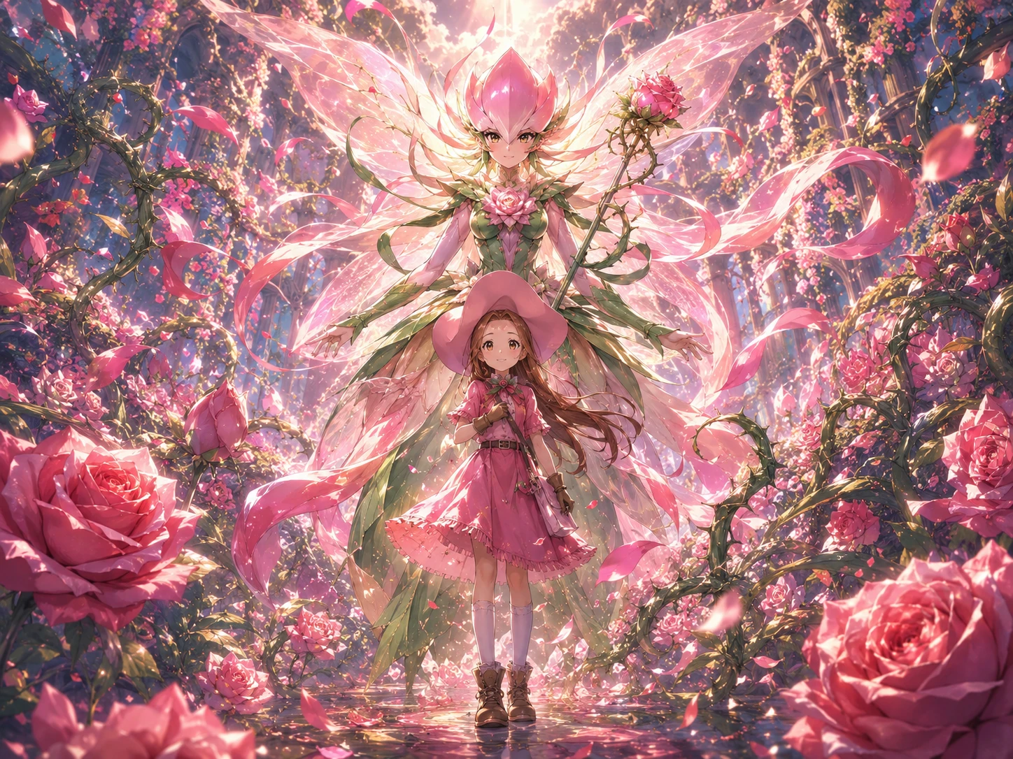 Rose Queen and Little Mage