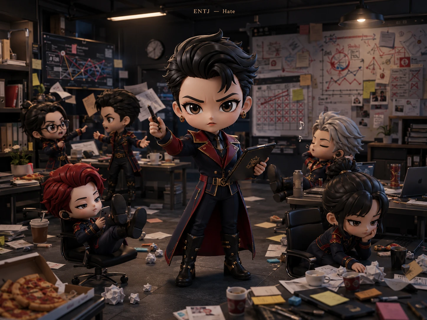 Office Chaos Tactics jigsaw puzzle