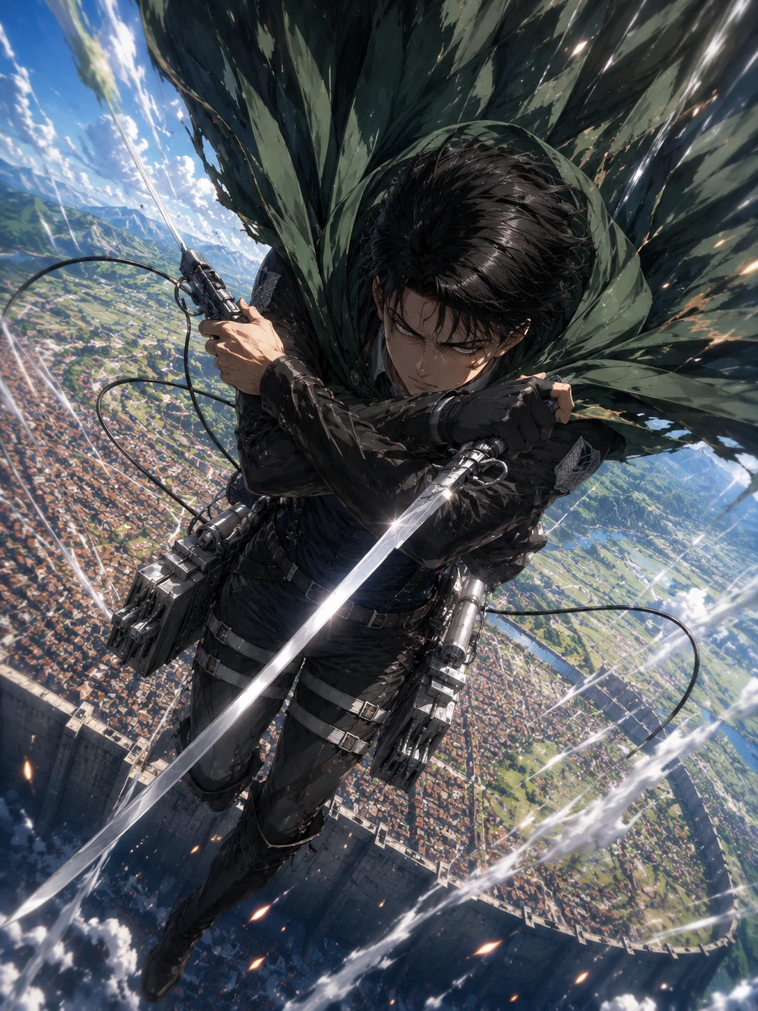 Aerial Warrior In Combat