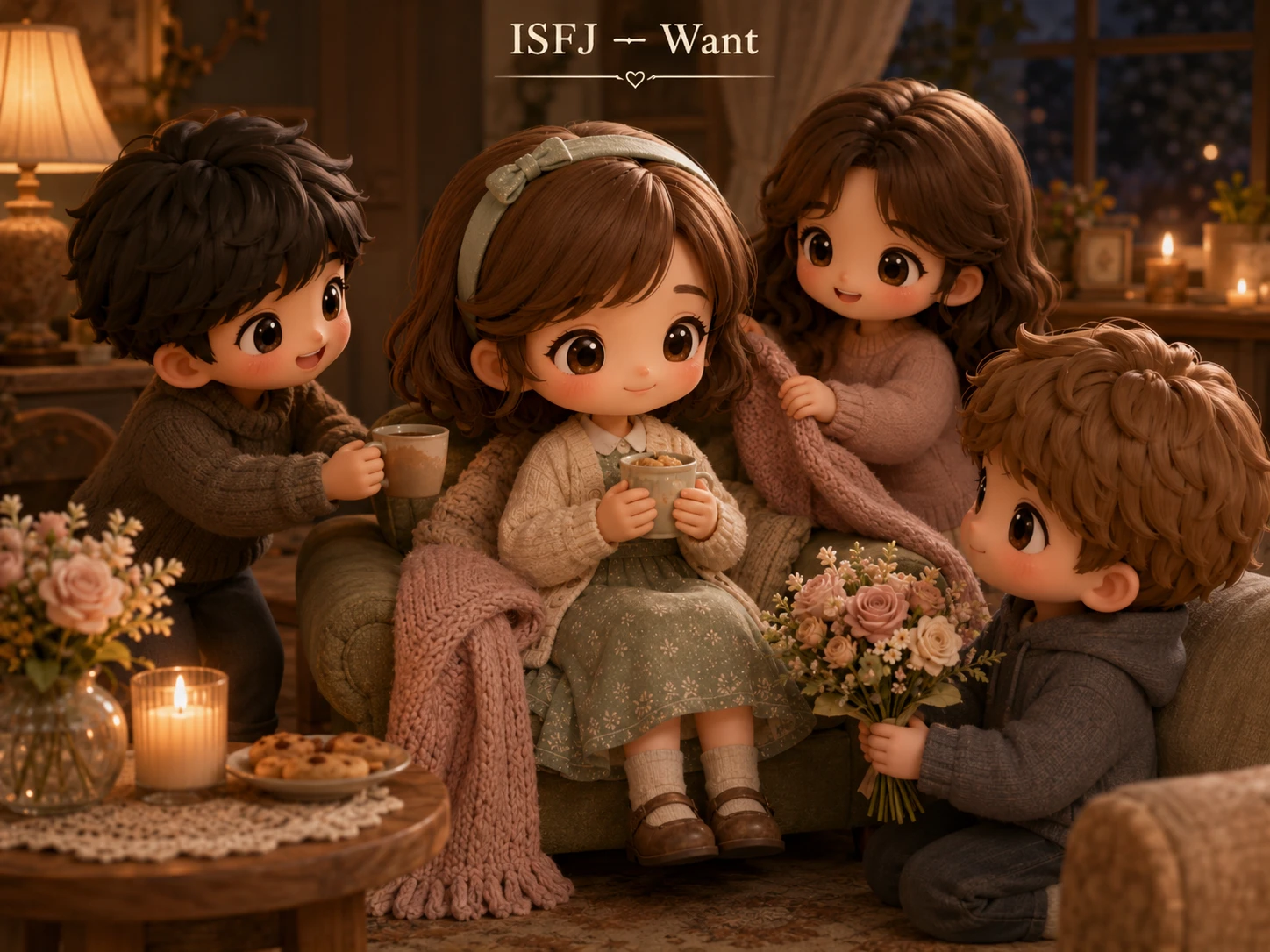 Warm Hearth Hugs jigsaw puzzle