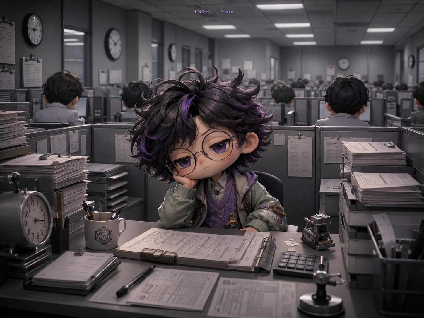 Bored Bureaucrat Puzzle jigsaw puzzle