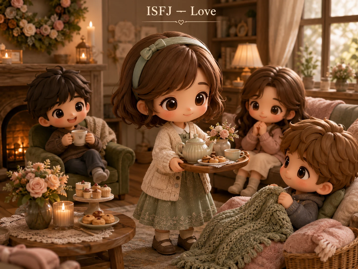 Cozy Afternoon Tea Party jigsaw puzzle