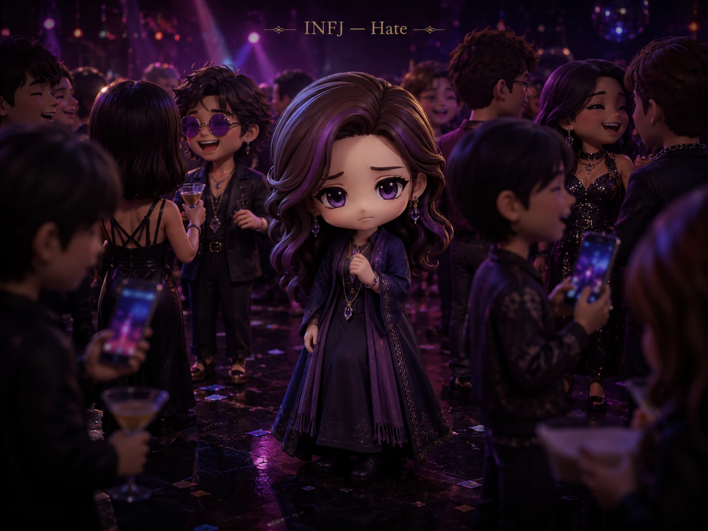 Party Sorrow Lonely Doll jigsaw puzzle