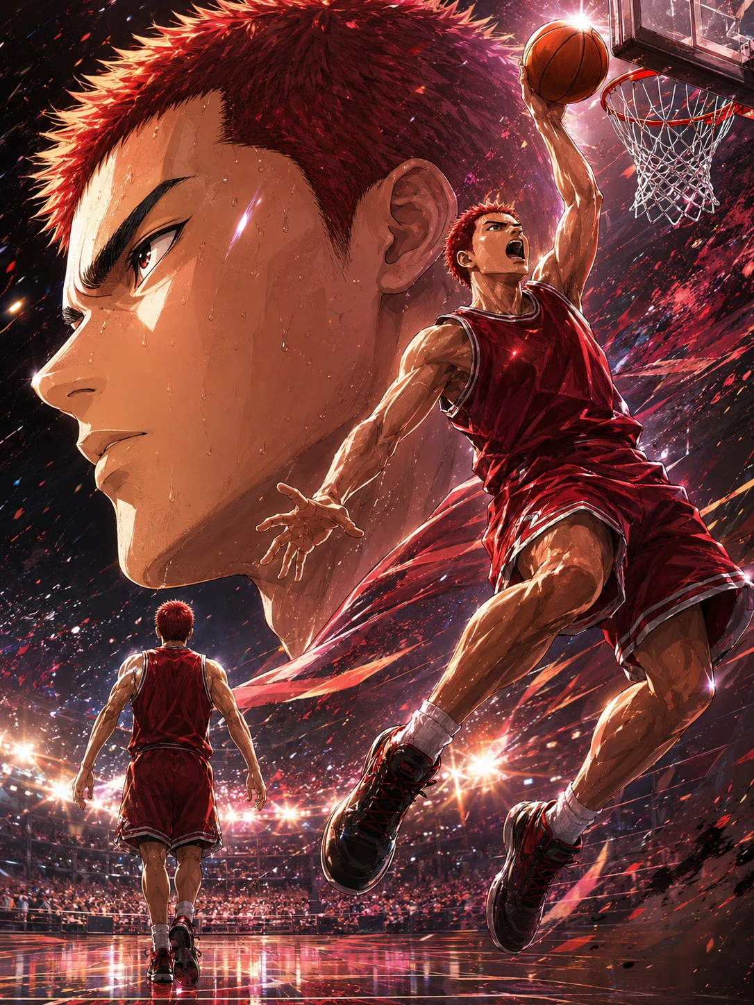Dynamic Dunk Action jigsaw puzzle