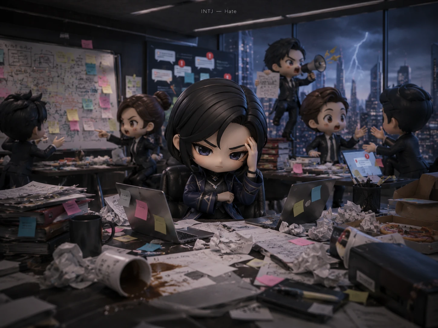 Office Chaos Nightmare jigsaw puzzle