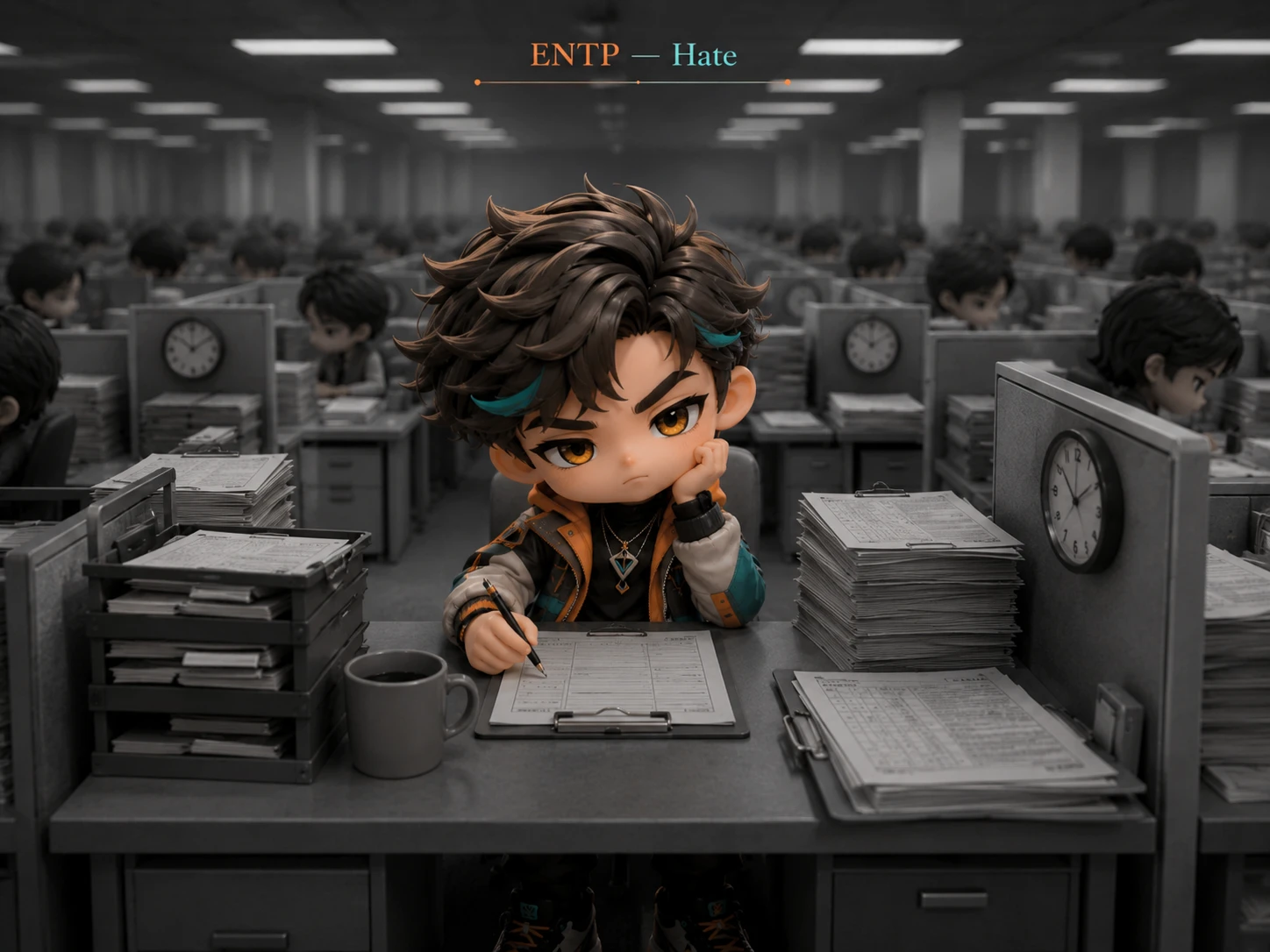 Office Grind Jigsaw jigsaw puzzle