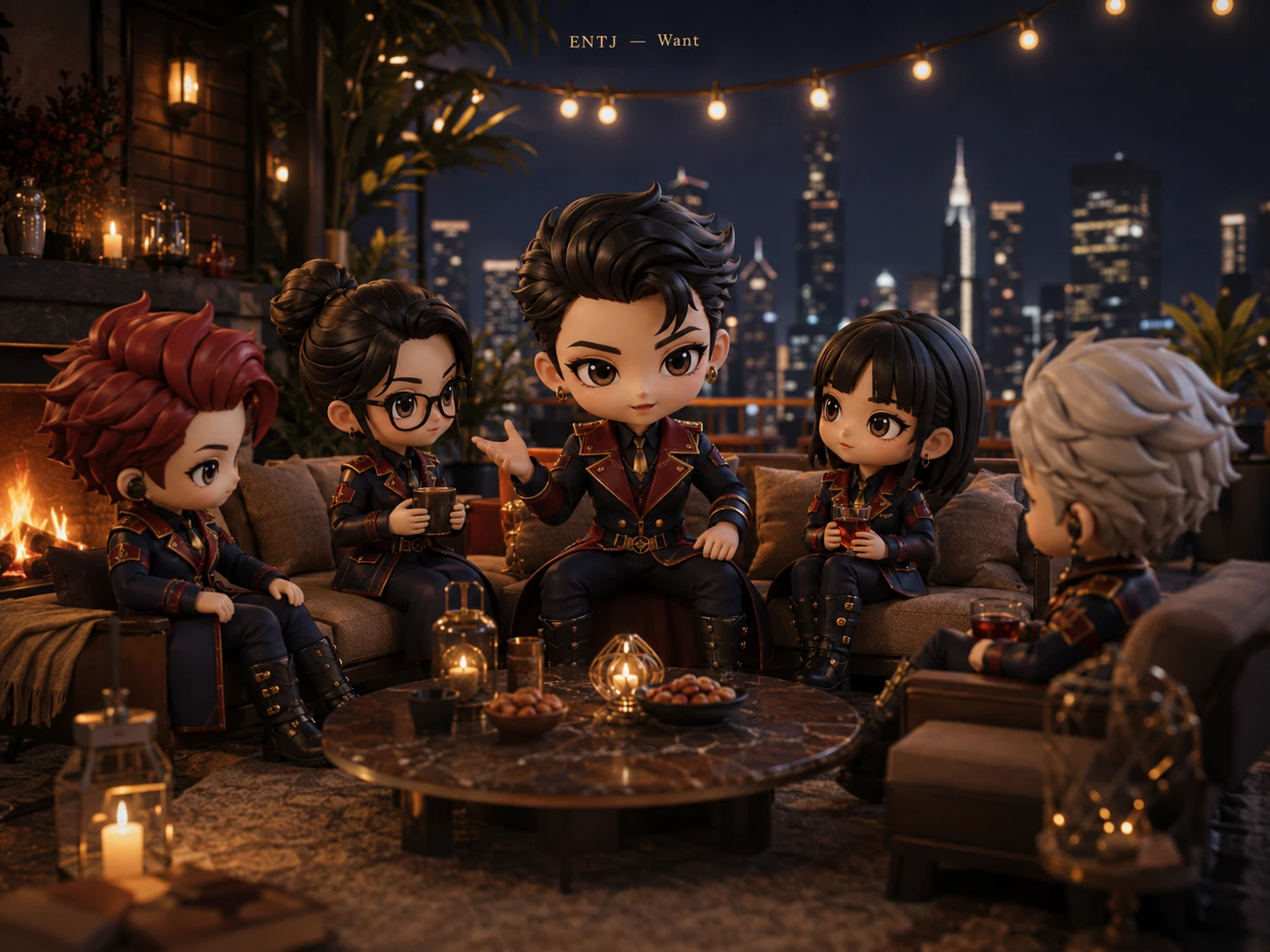 Gilded Penthouse Dialogue jigsaw puzzle
