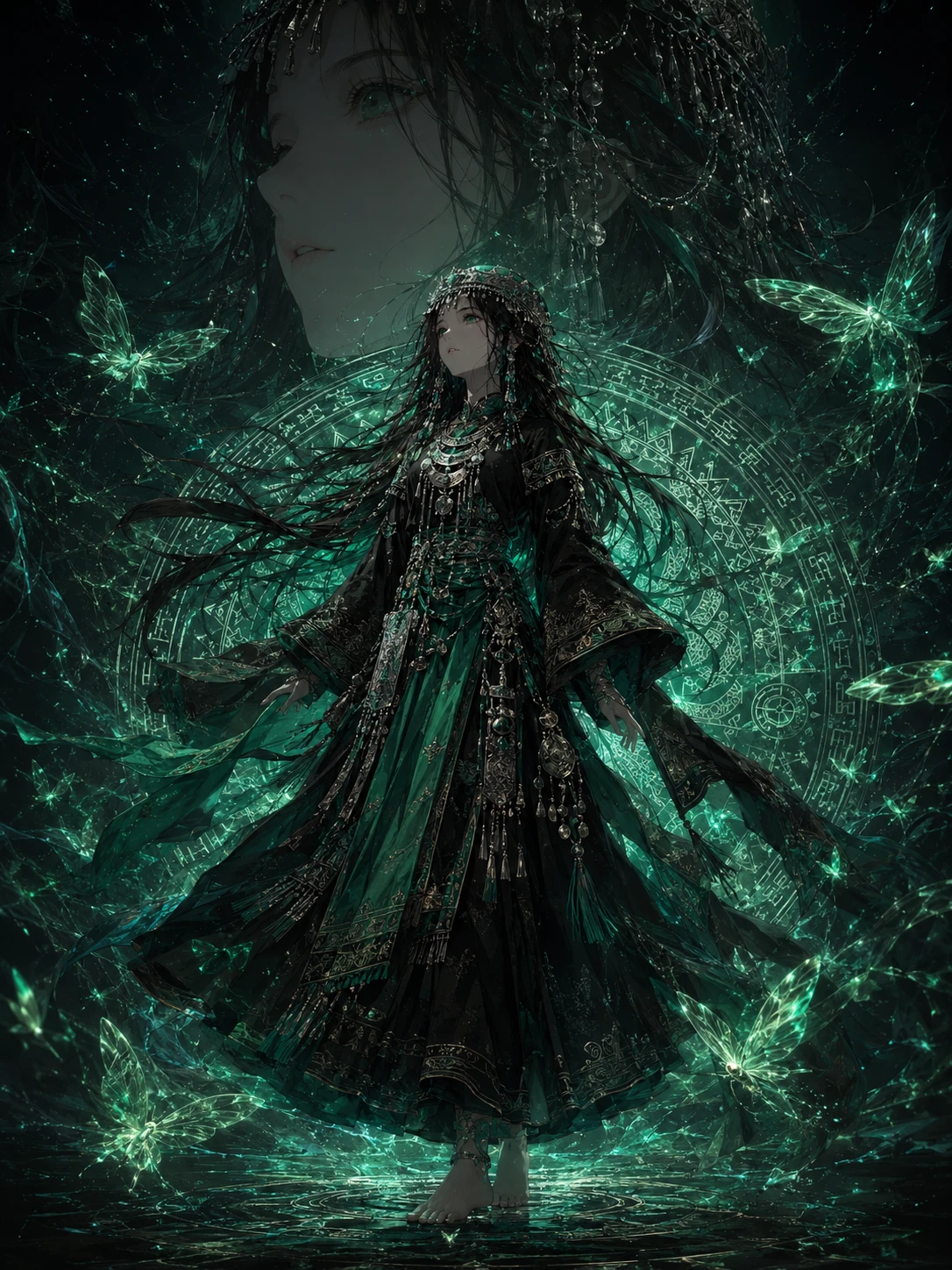Mystic Emerald Sorceress