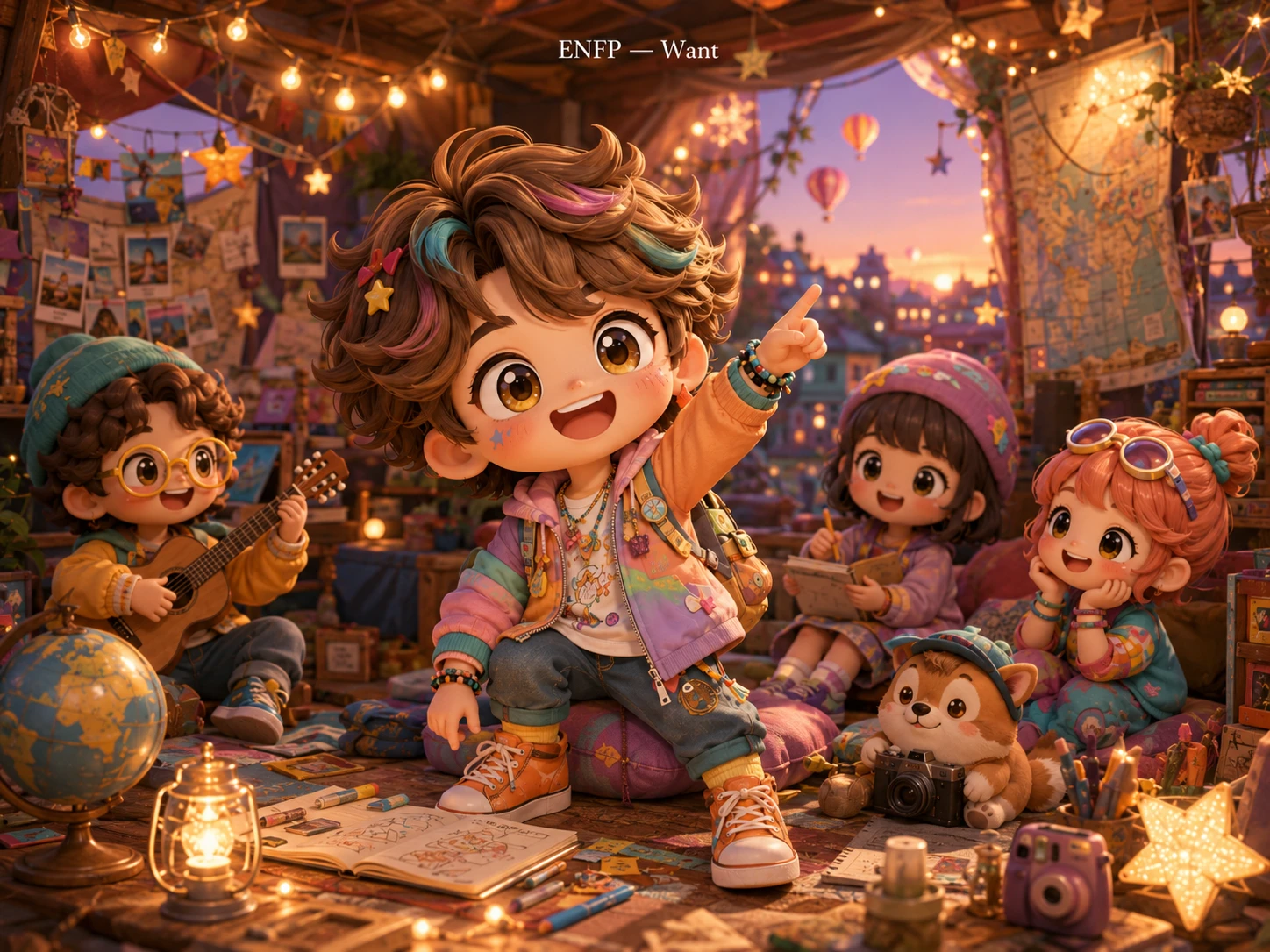 Global Dreaming Village jigsaw puzzle