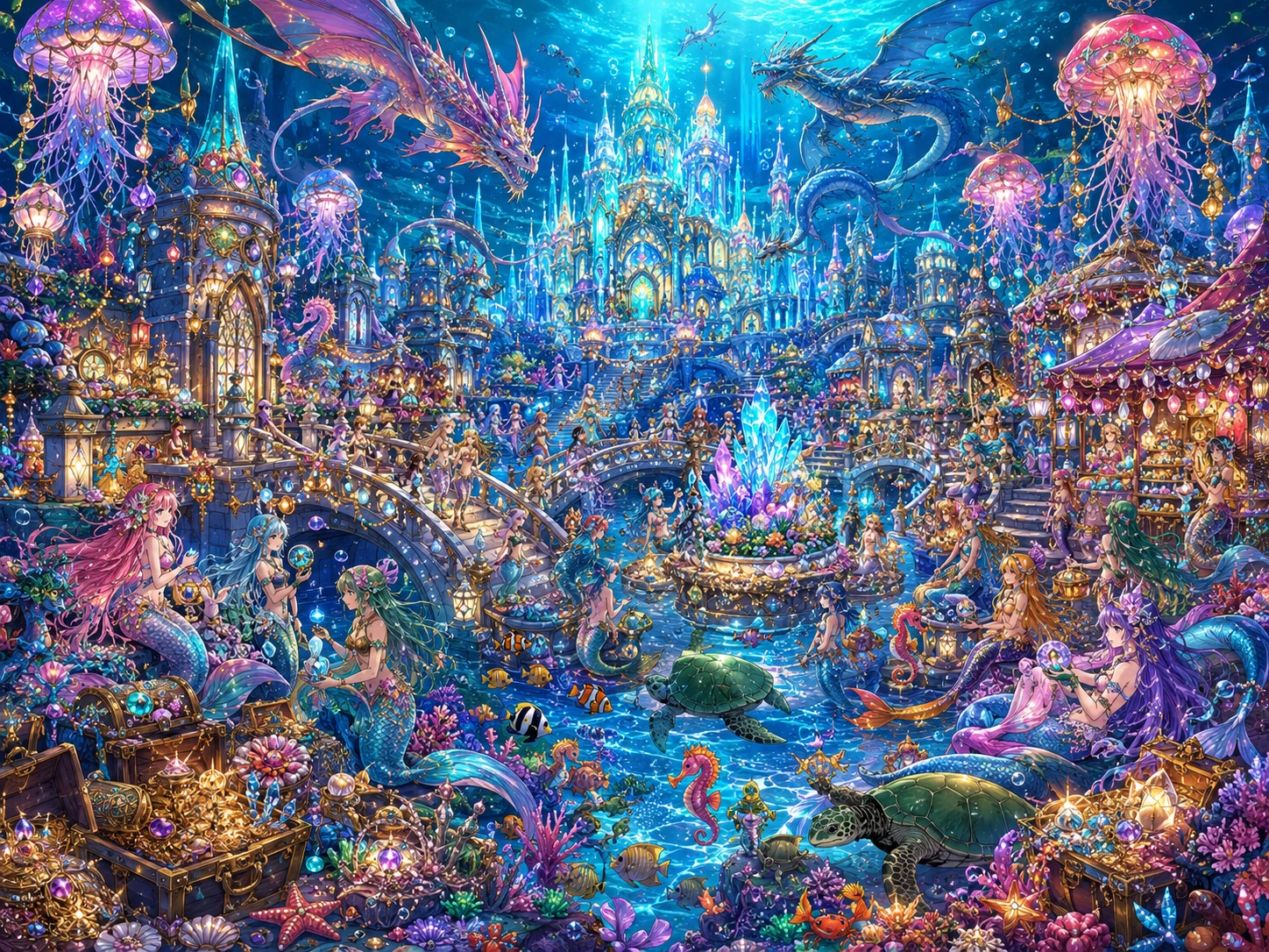 Beneath the Azure Waves
