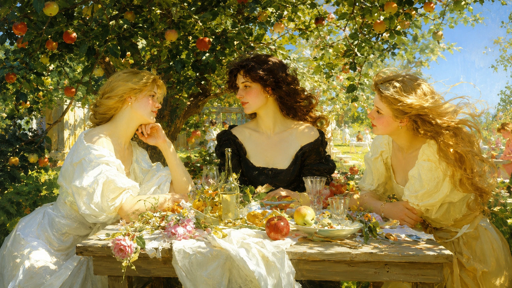 Apple Orchard Tea Time
