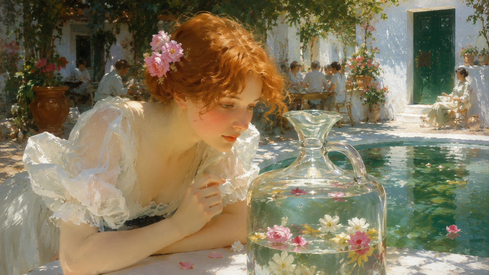 Reflection of Roses