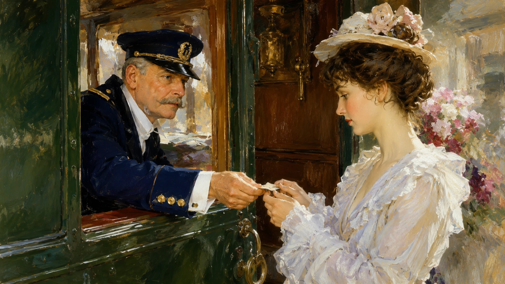 A Private Carriage Scene