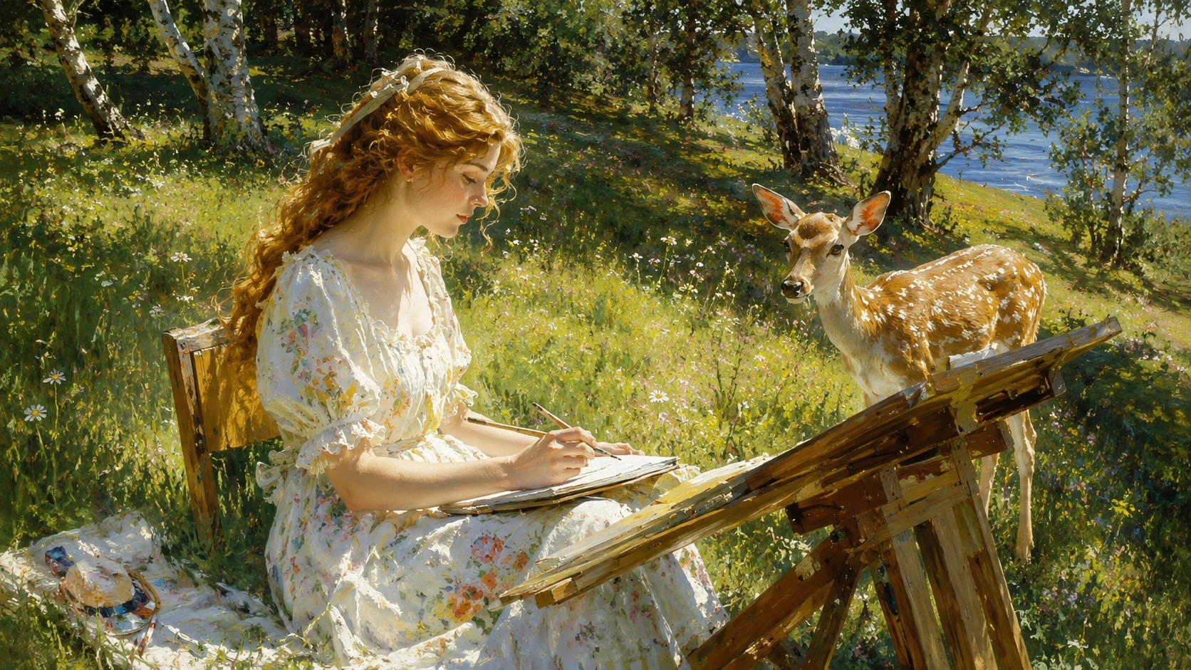 Plein Air and Fawn