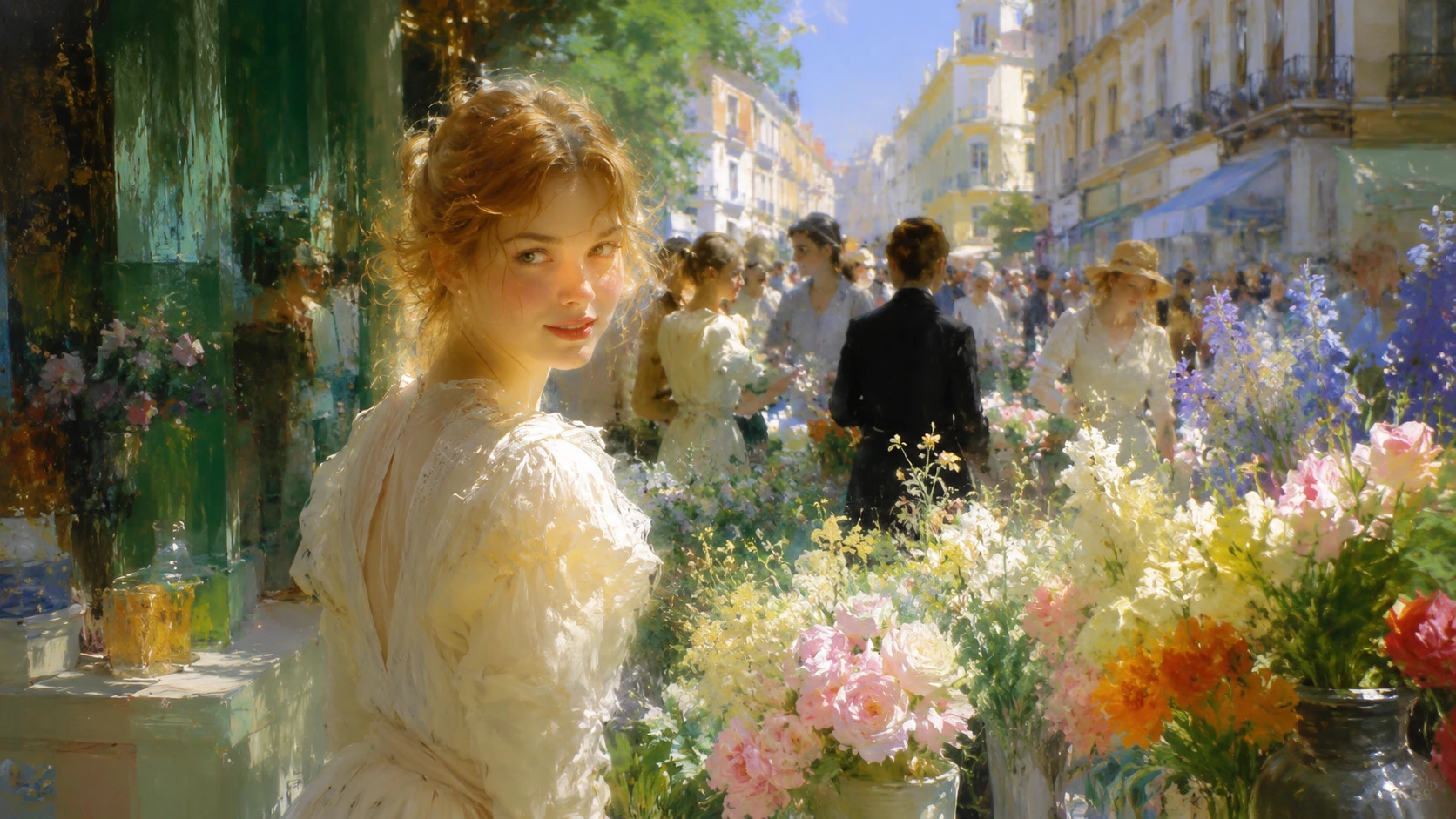 The Flower Market Muse