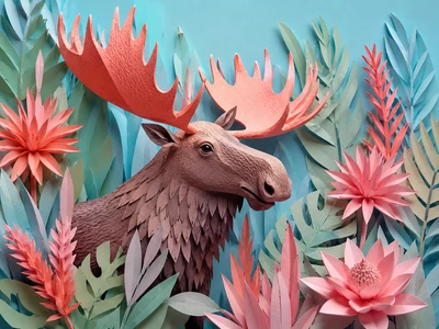 Forest King in Paper