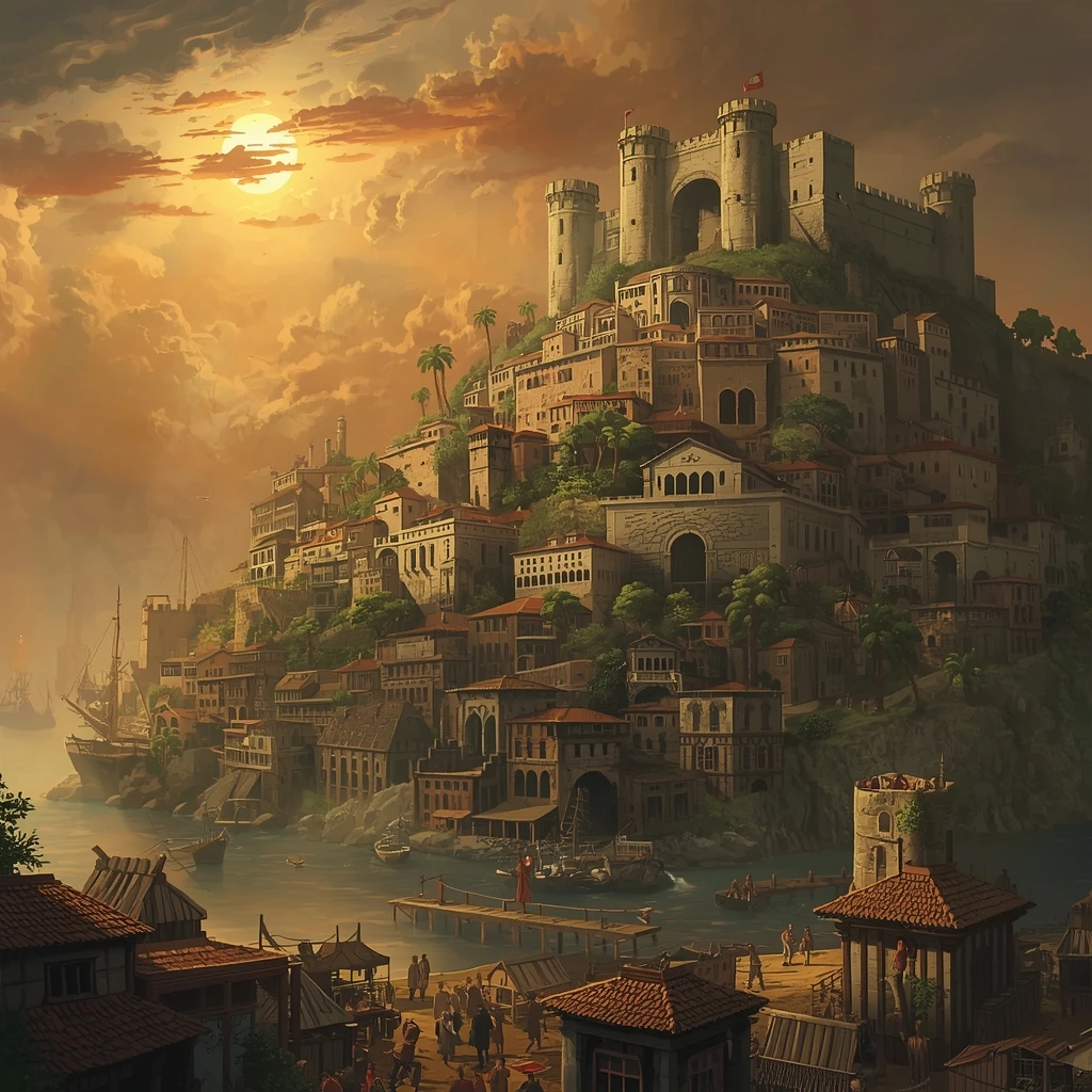 Citadel of the Golden Sun jigsaw puzzle