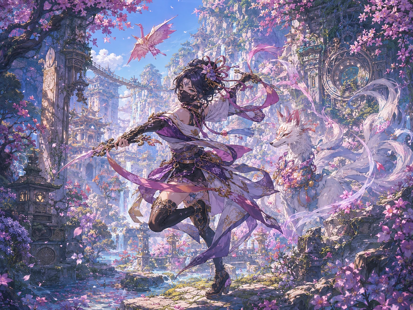 Cherry Blossom Kunoichi