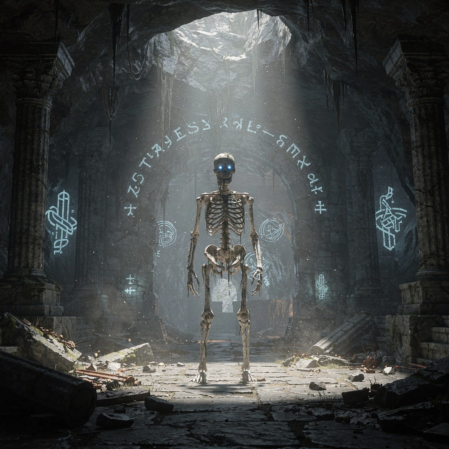 Ancient Cave Skeleton jigsaw puzzle
