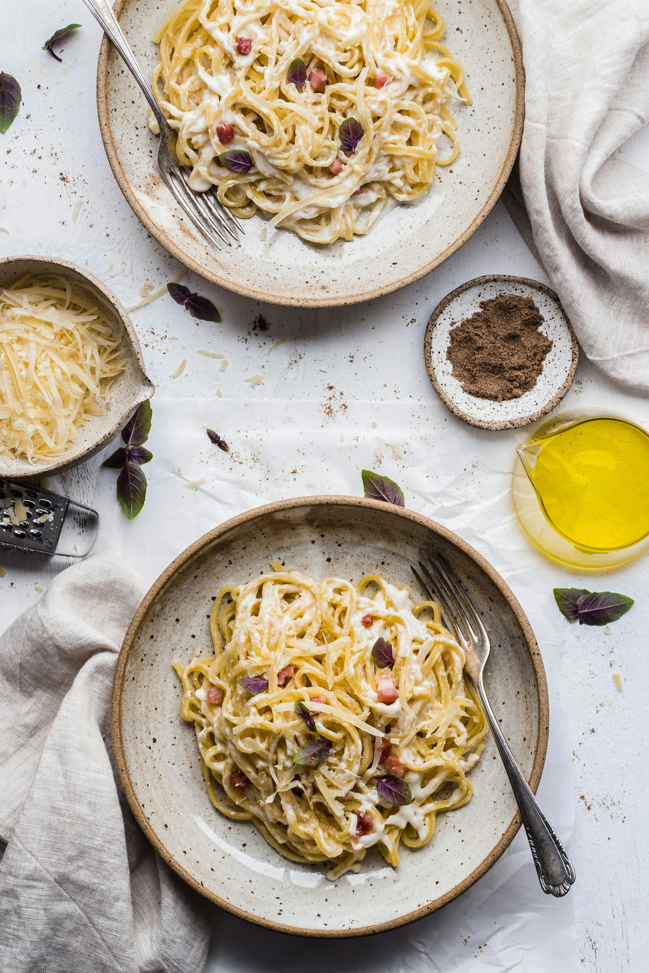 Creamy Pasta Dinner Platter