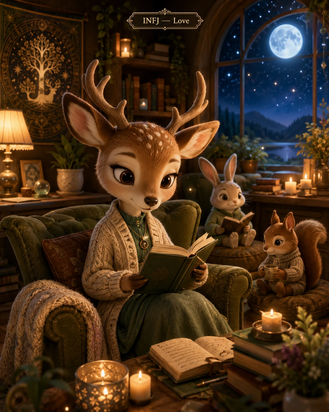 Midnight Tale with Friends jigsaw puzzle