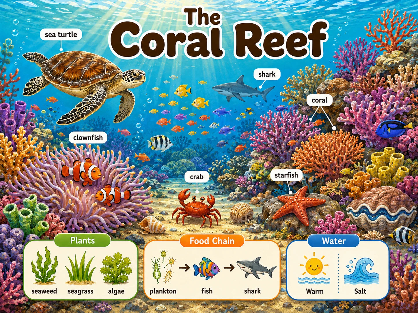Coral Reef Life Puzzle