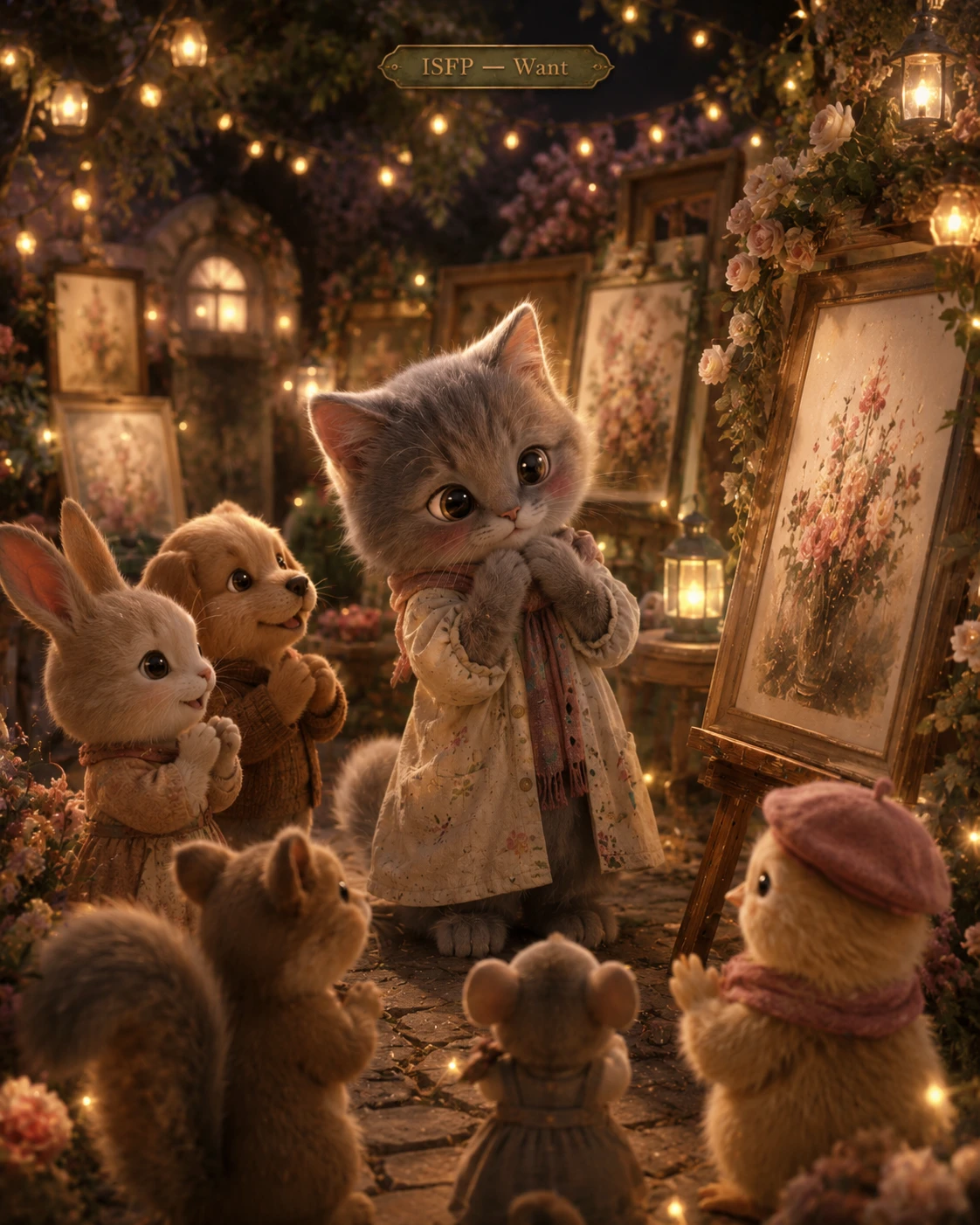 Friends in the Flower Garden jigsaw puzzle