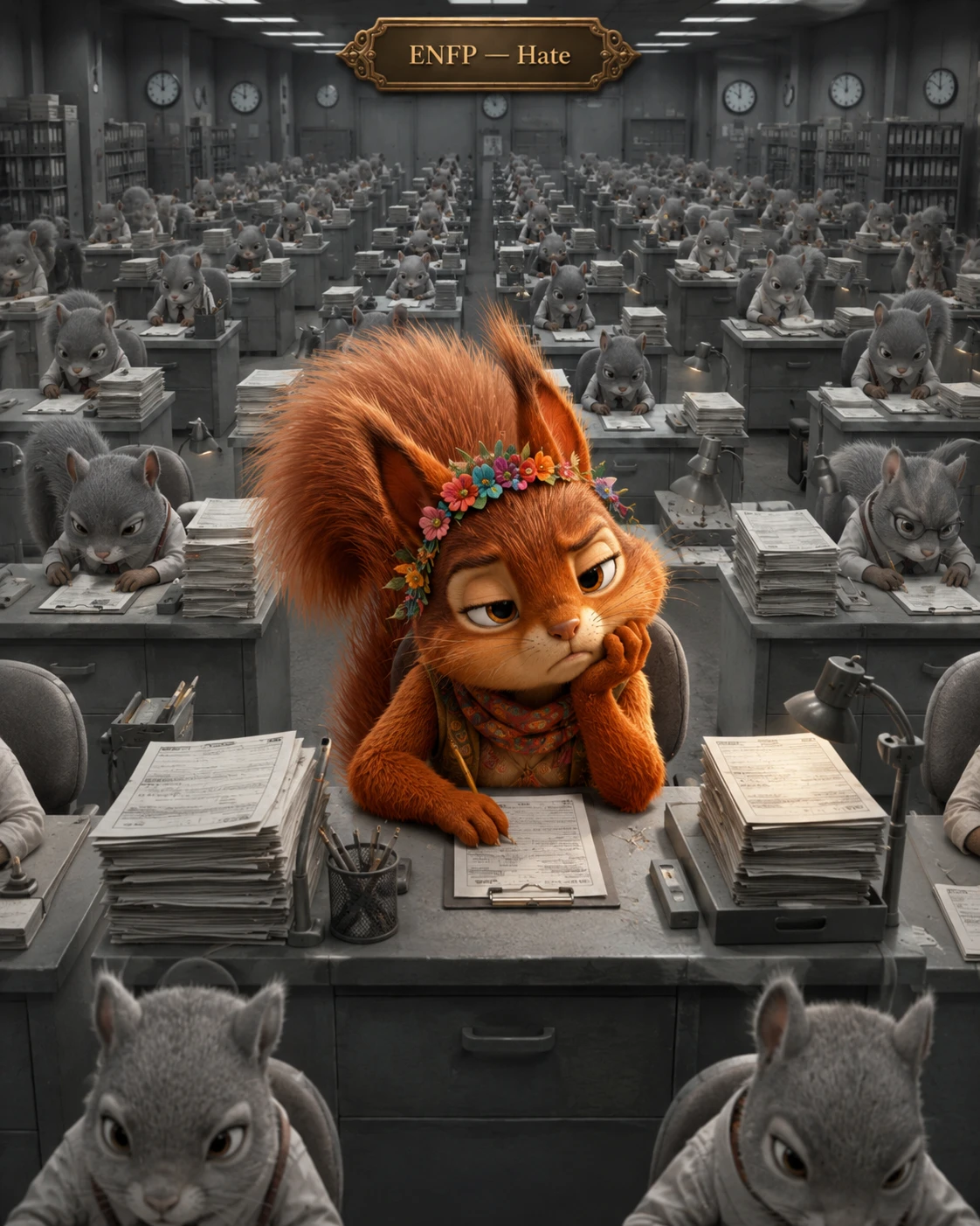 Bored Business Squirrels jigsaw puzzle