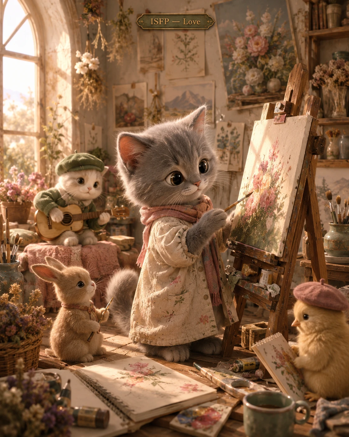 An Artistic Gathering jigsaw puzzle