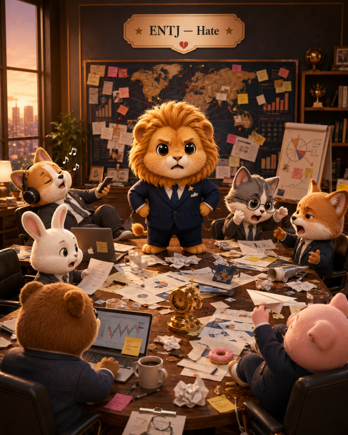 Boardroom Rumble jigsaw puzzle