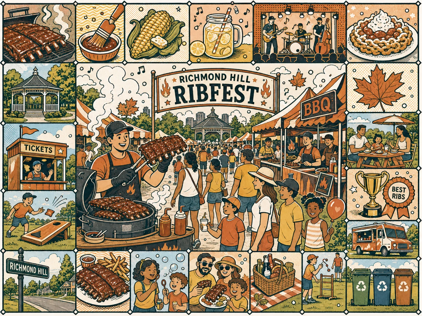 Summer Ribfest BBQ Fun