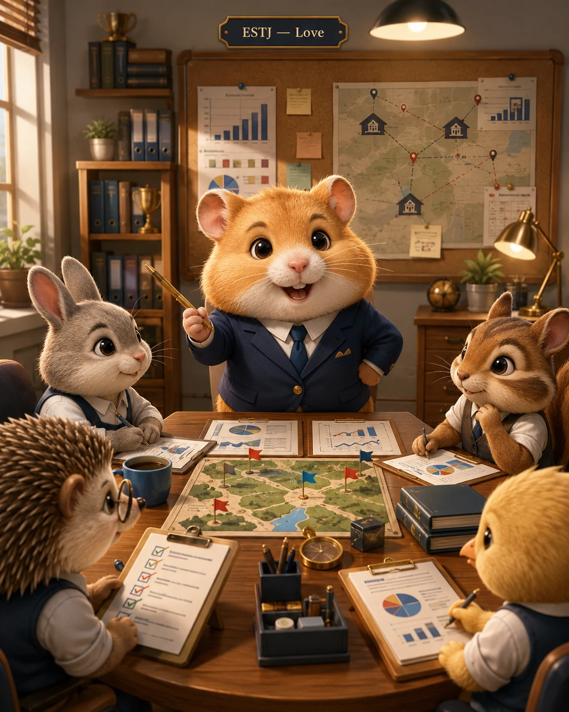 Office Meeting Critters jigsaw puzzle