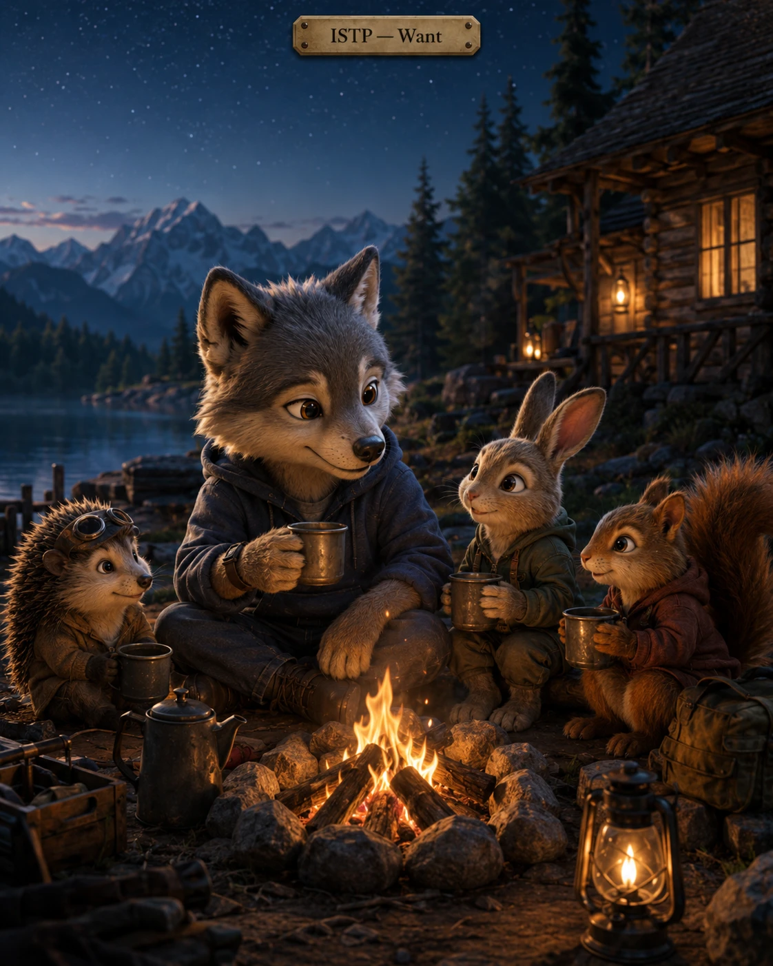 Night At Campfire jigsaw puzzle