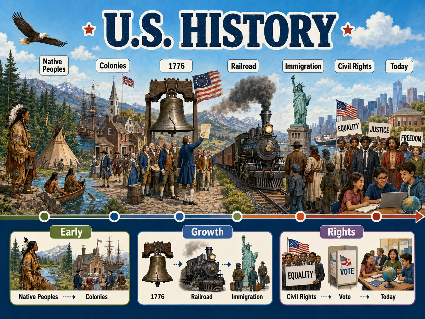 American Journey Puzzle jigsaw puzzle