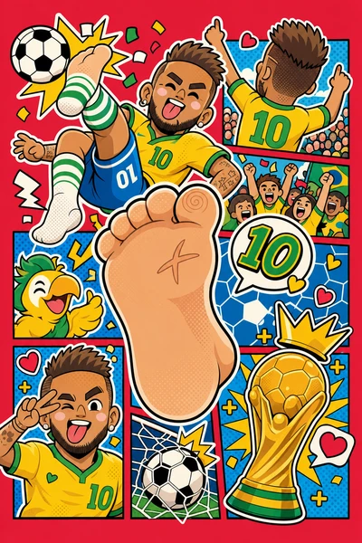 Soccer Star Collage Puzzle