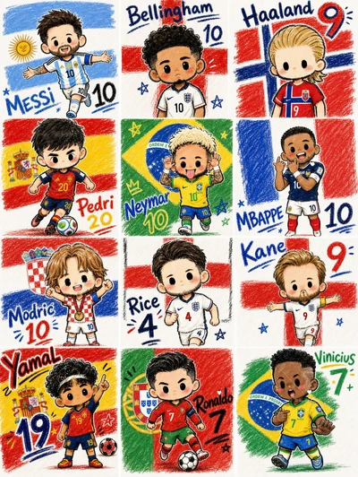 Global Football Stars Puzzles