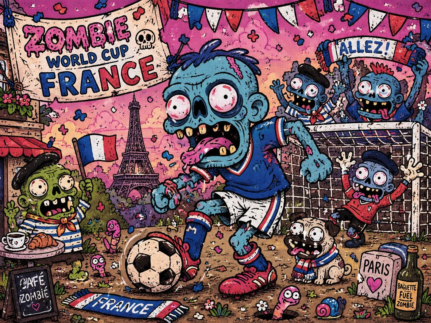Zombie Football Fever jigsaw puzzle