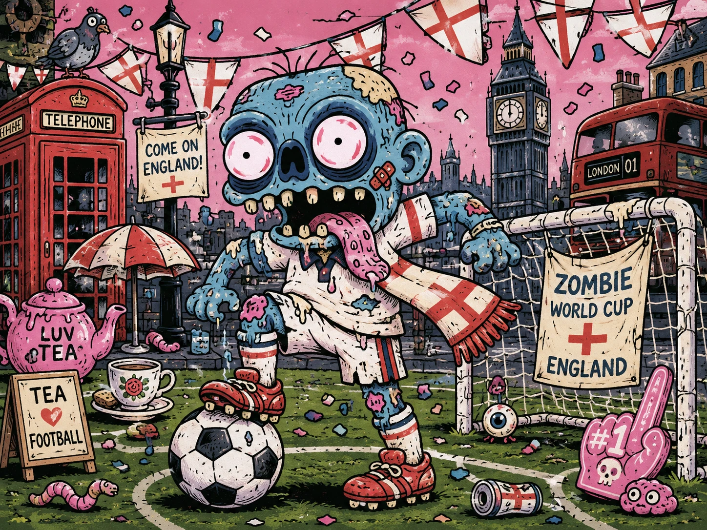 Zombie Football Fever jigsaw puzzle