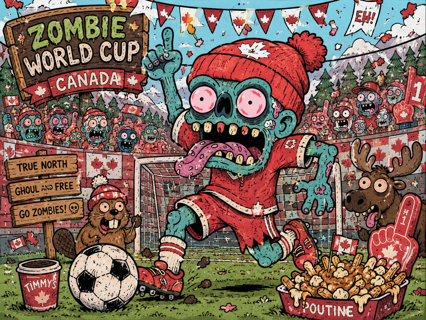 Ghoul and Free Poutine jigsaw puzzle