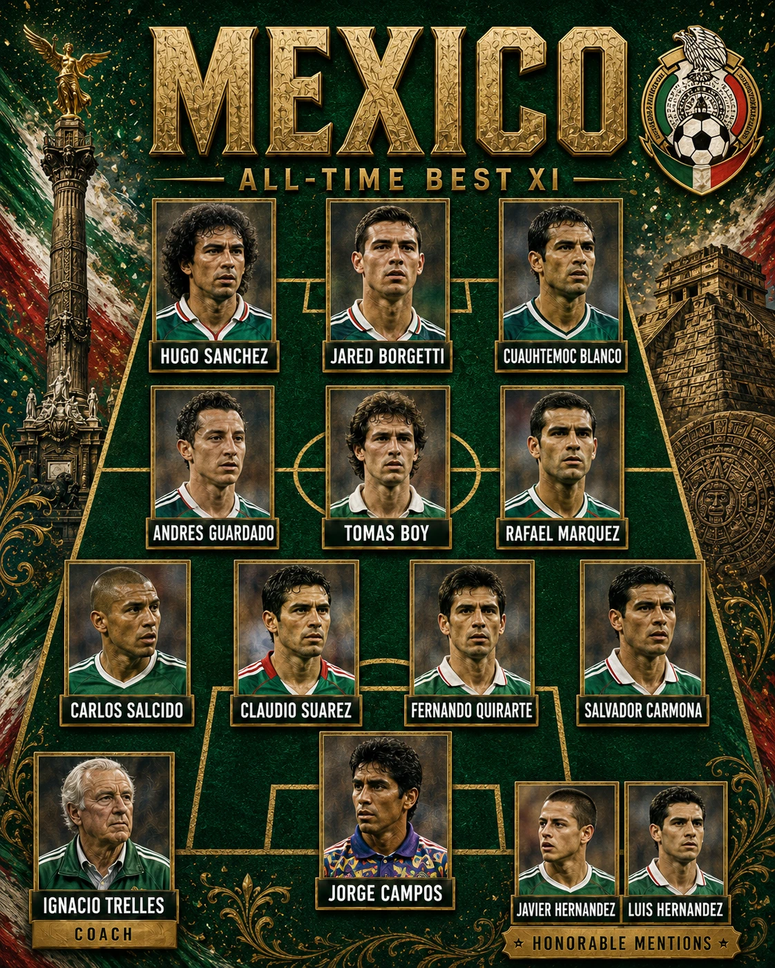 Mexican Football Icons Puzzle jigsaw puzzle