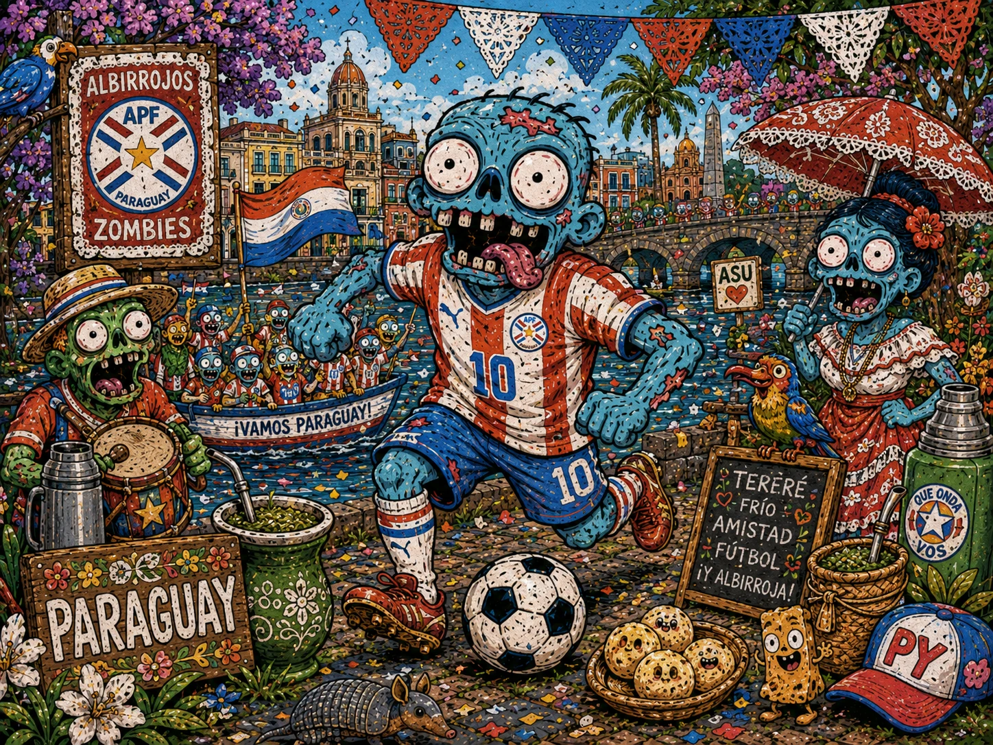 zombie soccer madness jigsaw puzzle