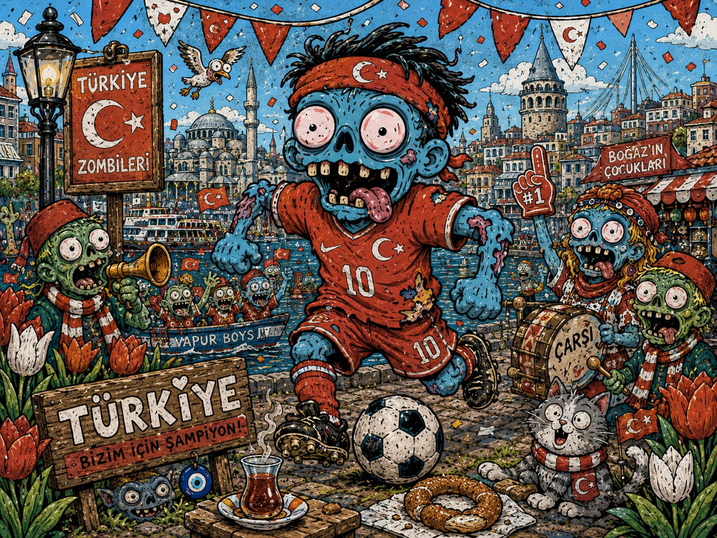 Zombie Football Istanbul jigsaw puzzle