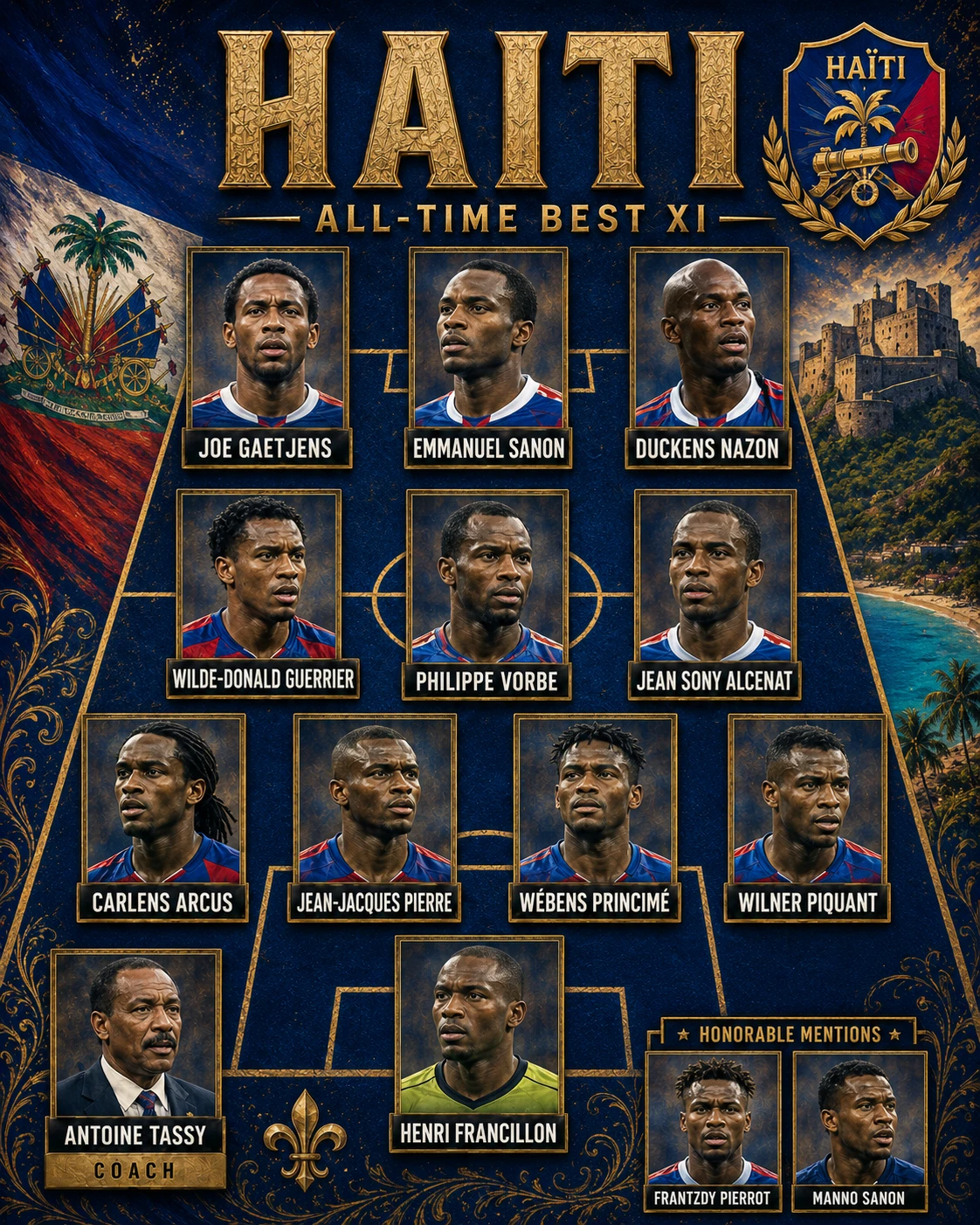 Haiti Football Legends jigsaw puzzle