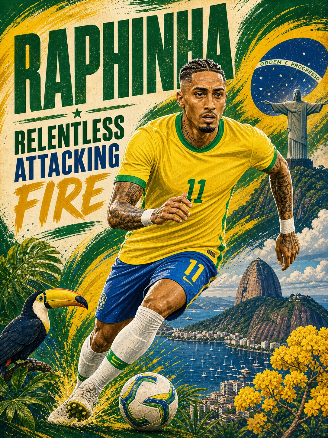 Brazilian Football Star jigsaw puzzle