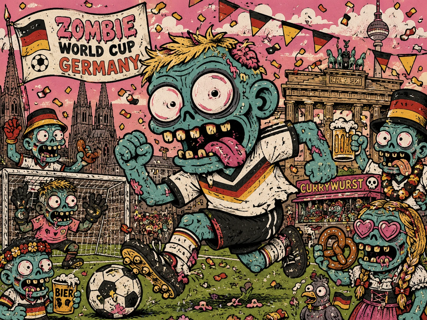 Zombie Soccer Fest jigsaw puzzle